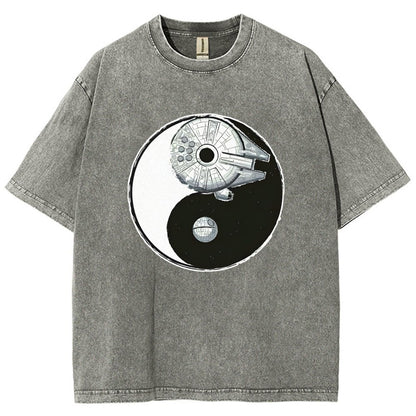 Balance Of The Energy Vintage Distressed T-shirt