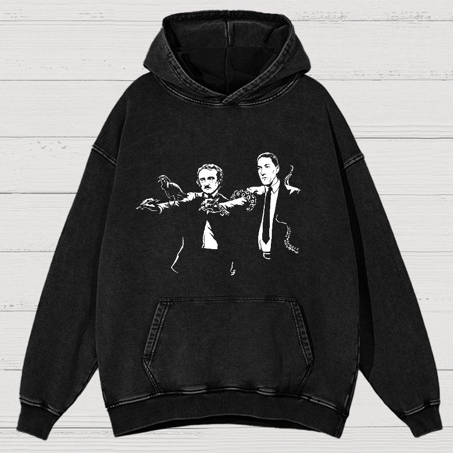 DARK FICTION II Vintage Distressed Hoodie