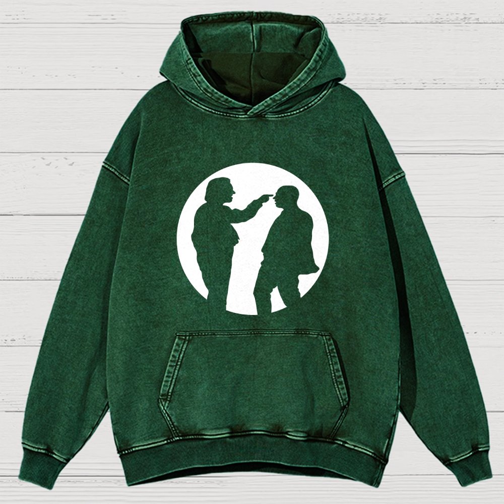 Bottom Spotlight Vintage Distressed Hoodie