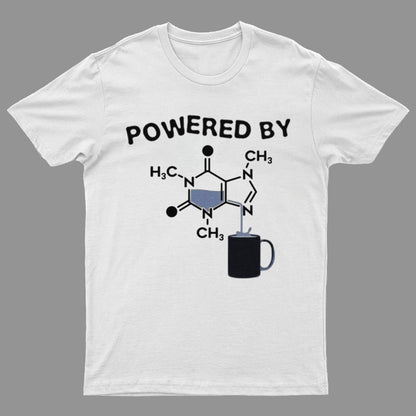 Powered By Caffeine Unisex Geek T-shirt