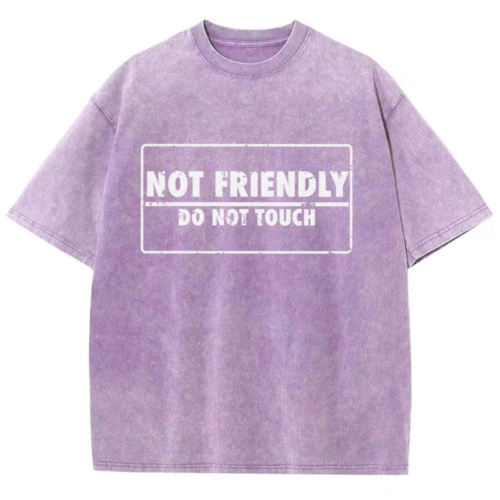 Not friendly stamp Vintage Distressed T-shirt