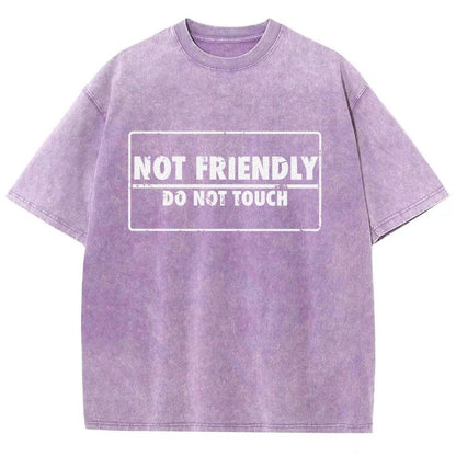 Not friendly stamp Vintage Distressed T-shirt