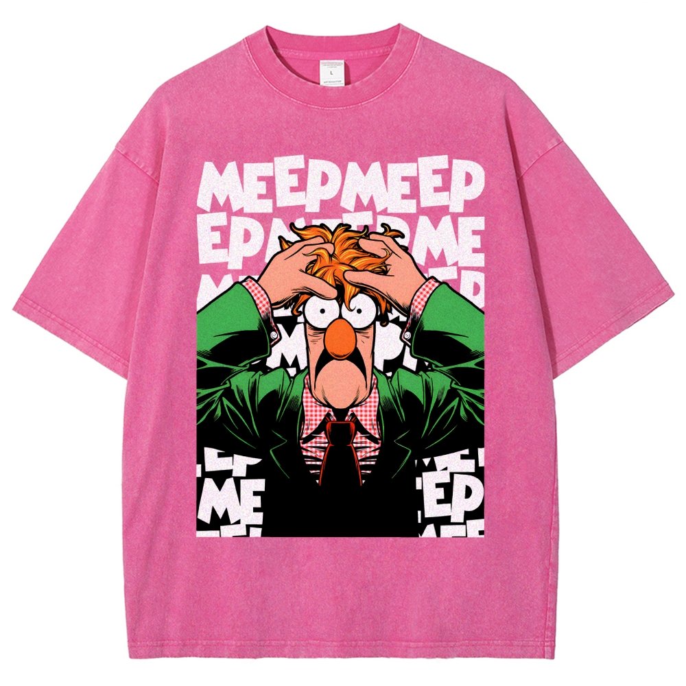 Meep Meep Vintage Distressed T-shirt