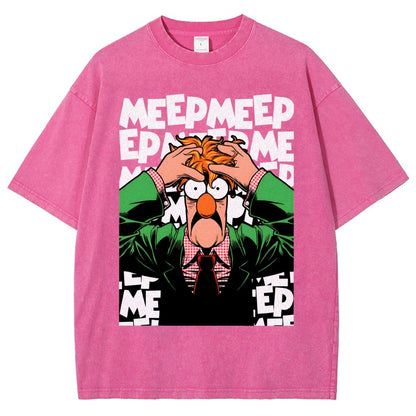 Meep Meep Vintage Distressed T-shirt