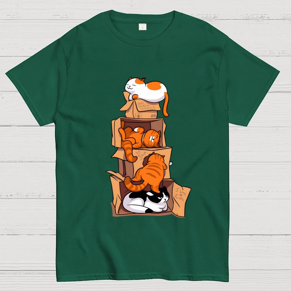 Funny Cat Geek T-Shirt 2510000738