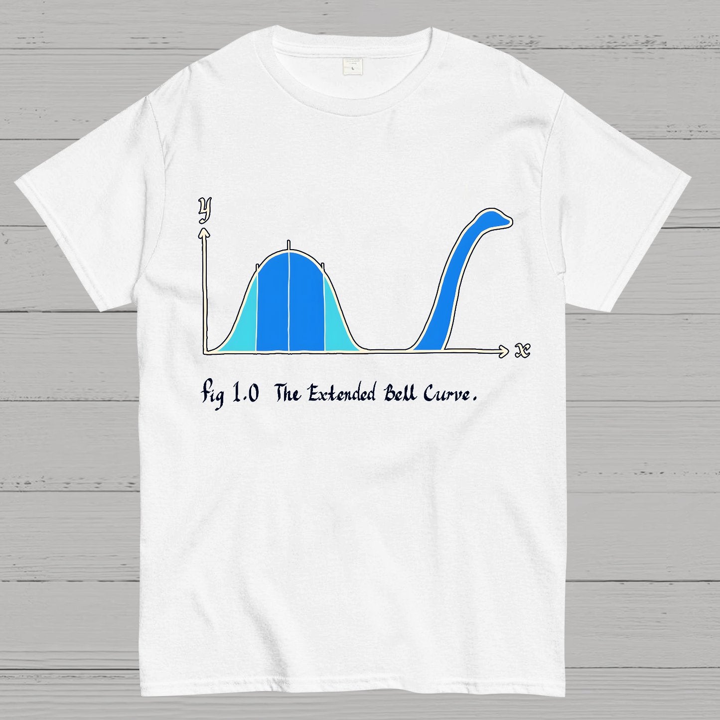 The Extended Bell Curve Geek T-Shirt