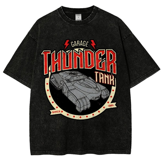 Thunder Tank Garage Buy Now Vintage Distressed T-shirt