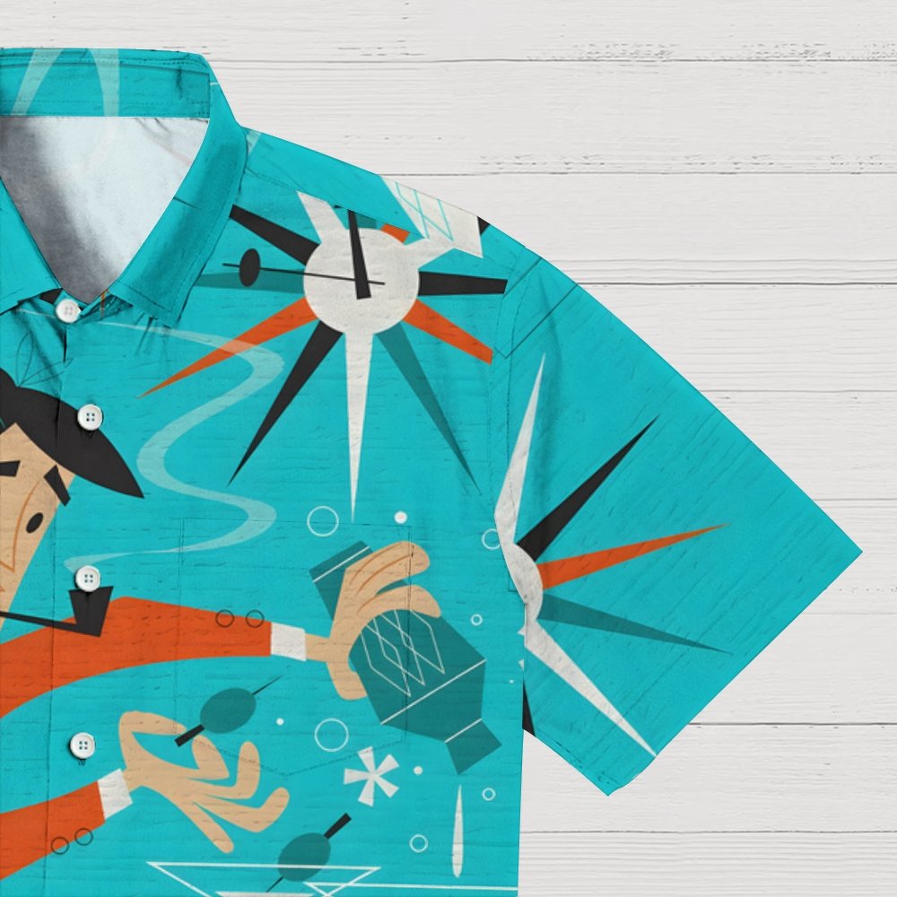 Cocktail Chemistry Reactions Geek Hawaiian Shirt