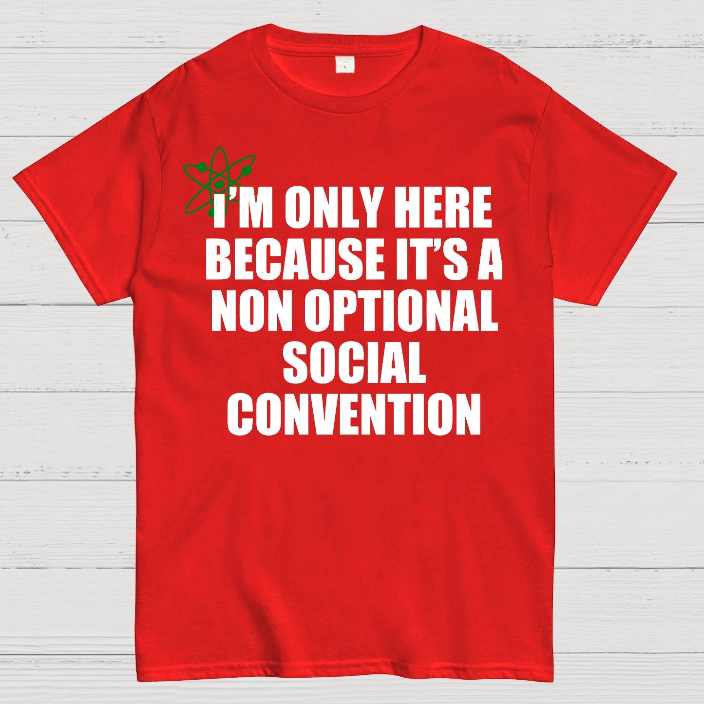 Non Optional Social Convention Geek T-Shirt