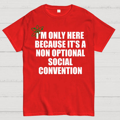 Non Optional Social Convention Geek T-Shirt