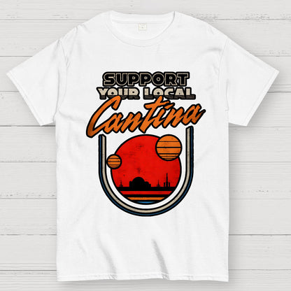 Support Your Local Hangout Geek T-Shirt