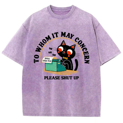 To Whom It May Concern Vintage Distressed T-shirt