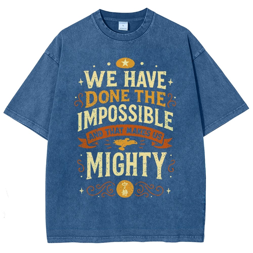 Mighty Heroes Vintage Distressed T-shirt