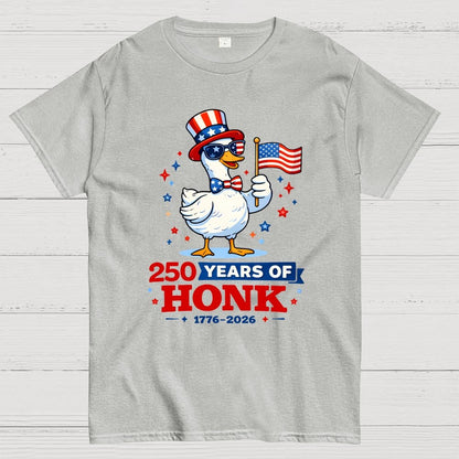250 Years of Honk , Patriotic Goose Geek T-Shirt