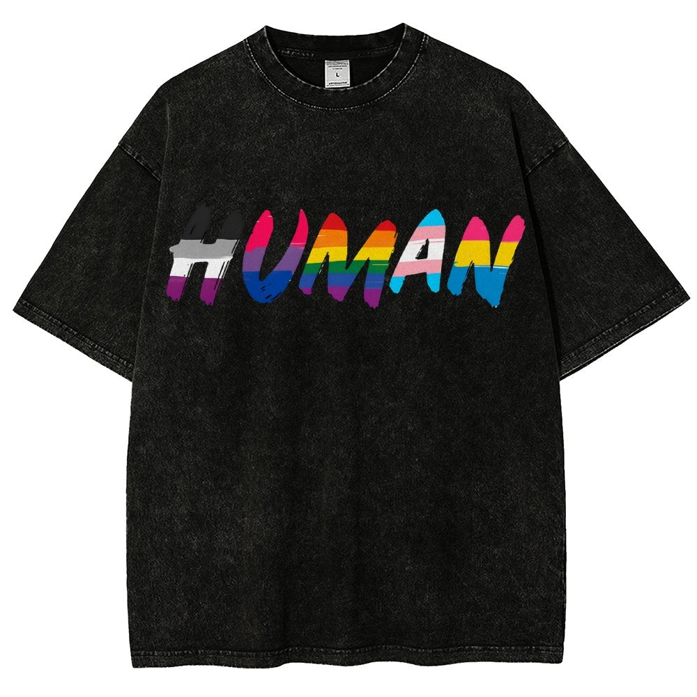 Human Vintage Distressed T-shirt