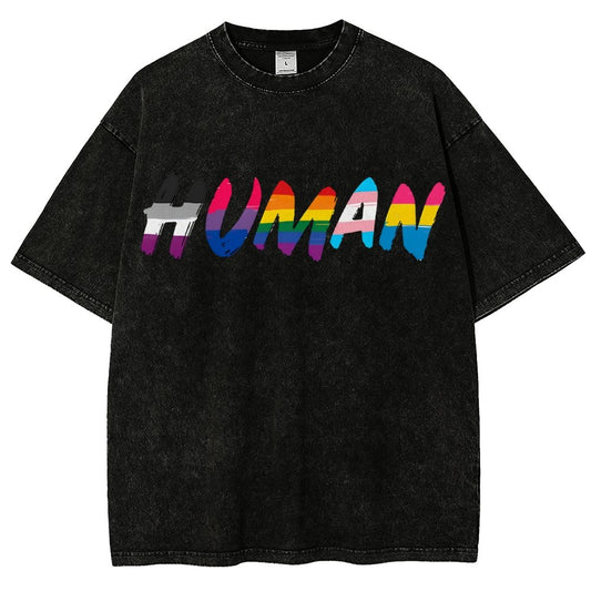 Human Vintage Distressed T-shirt