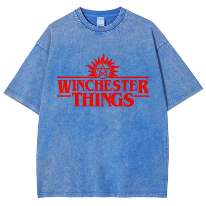 Winchester Things Vintage Distressed T-shirt