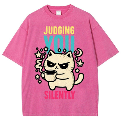 Judging You Vintage Distressed T-shirt