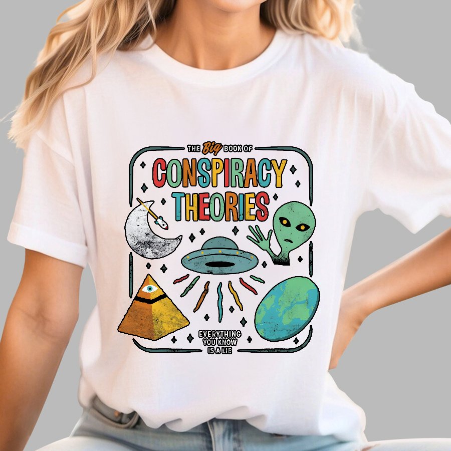 The Big Book Of Conspiracy Theories Geek T-Shirt