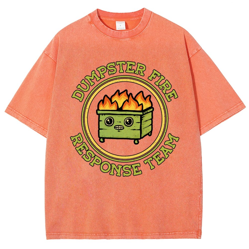 Dumpster Fire Response Team Vintage Distressed T-shirt