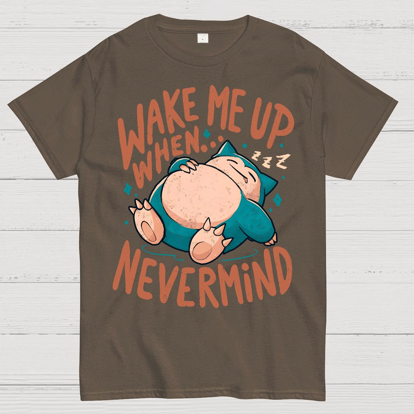 Wake Me Up When, Nevermind Geek T-Shirt