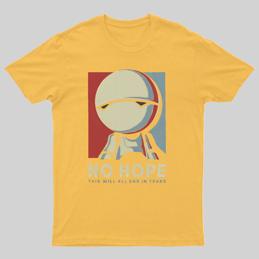 No Hope Marvin Robot Geeky T-Shirt