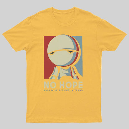No Hope Marvin Robot Geeky T-Shirt