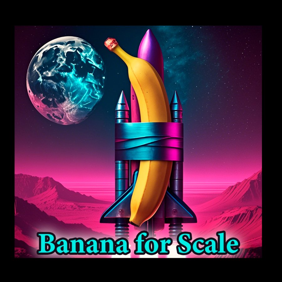 Banana for Scale Space Geek T-Shirt