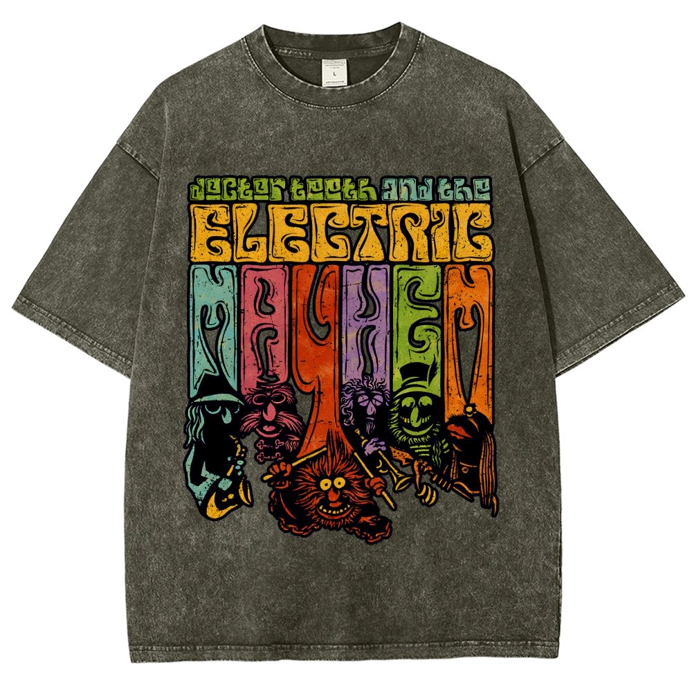 The Psychedelic Mayhem Vintage Distressed T-shirt