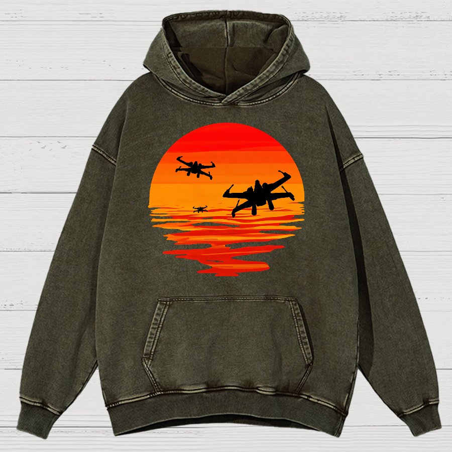 Geek Vintage Distressed Hoodie