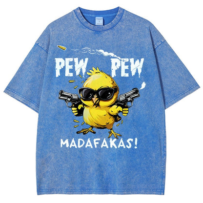 Pew Pew Madafakas! Vintage Distressed T-shirt
