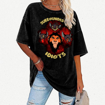 Surrounded By Idiots Vintage Distressed T-shirt