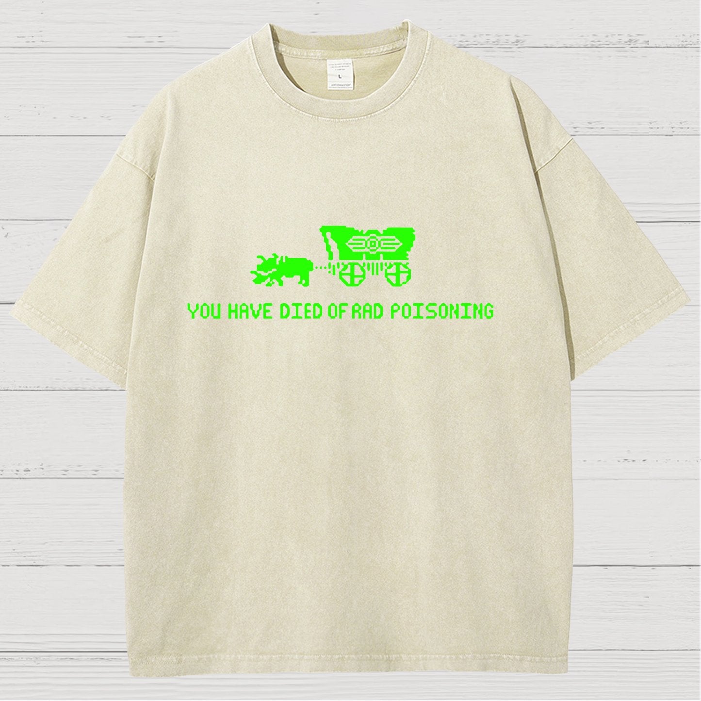 Oregon You Have Died Of Rad Poisoning Vintage Distressed T-shirt