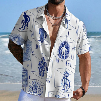 Grid Game Geek Hawaiian Shirt