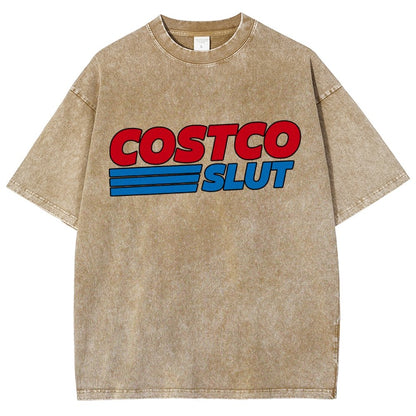 Costco Slut Vintage Distressed T-shirt