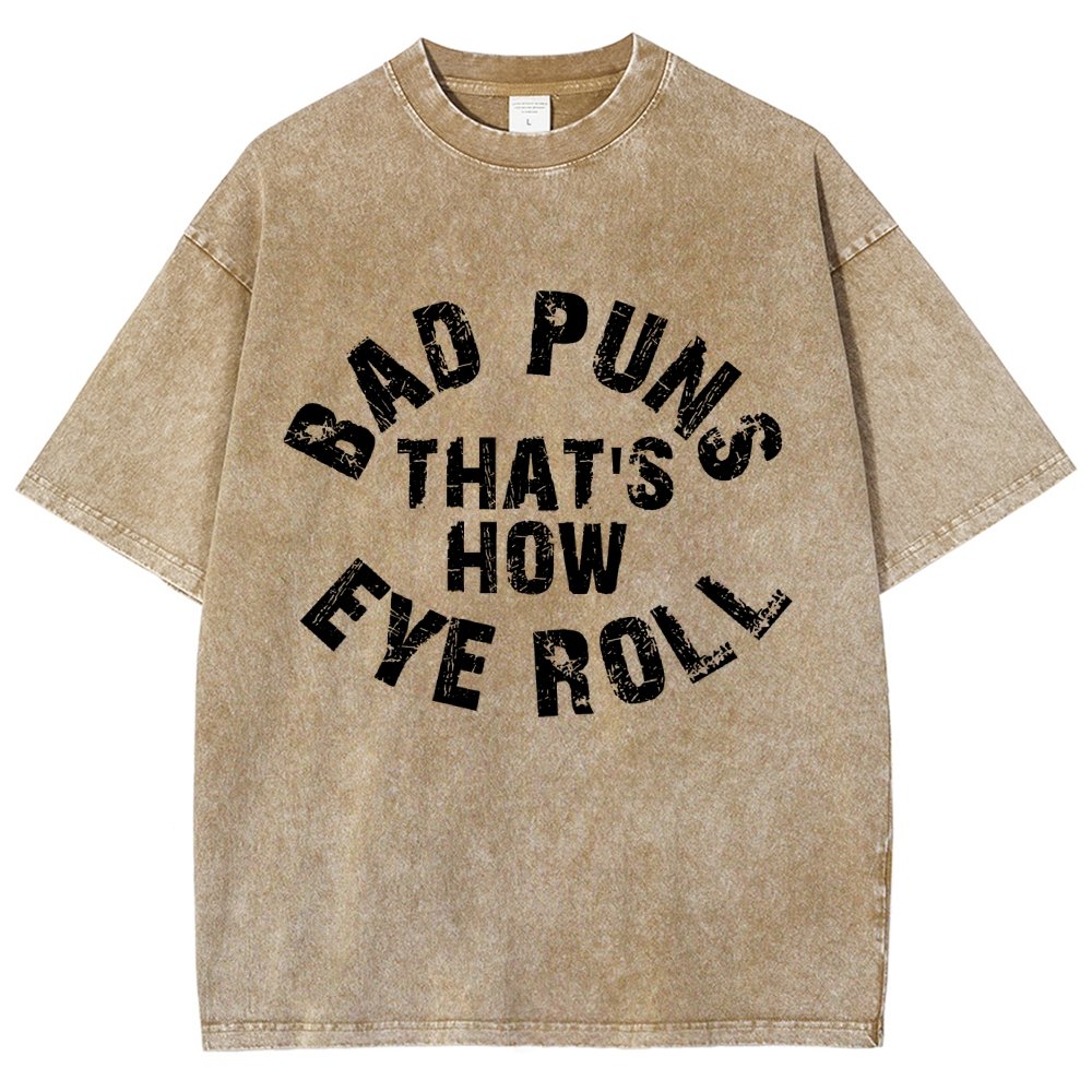 Eye Roll Vintage Distressed T-shirt