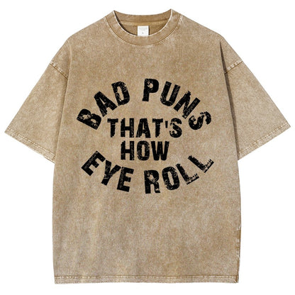 Eye Roll Vintage Distressed T-shirt