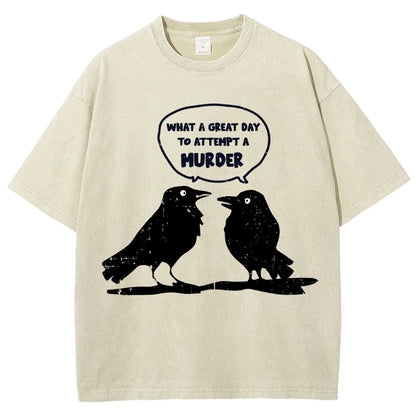 Attempted Murder Vintage Distressed T-shirt