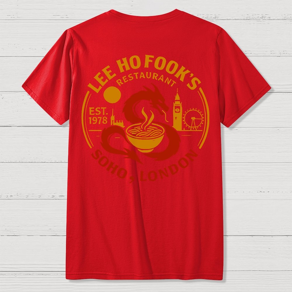 Lee Ho Fooks Front And Back Printing Geek T-Shirt