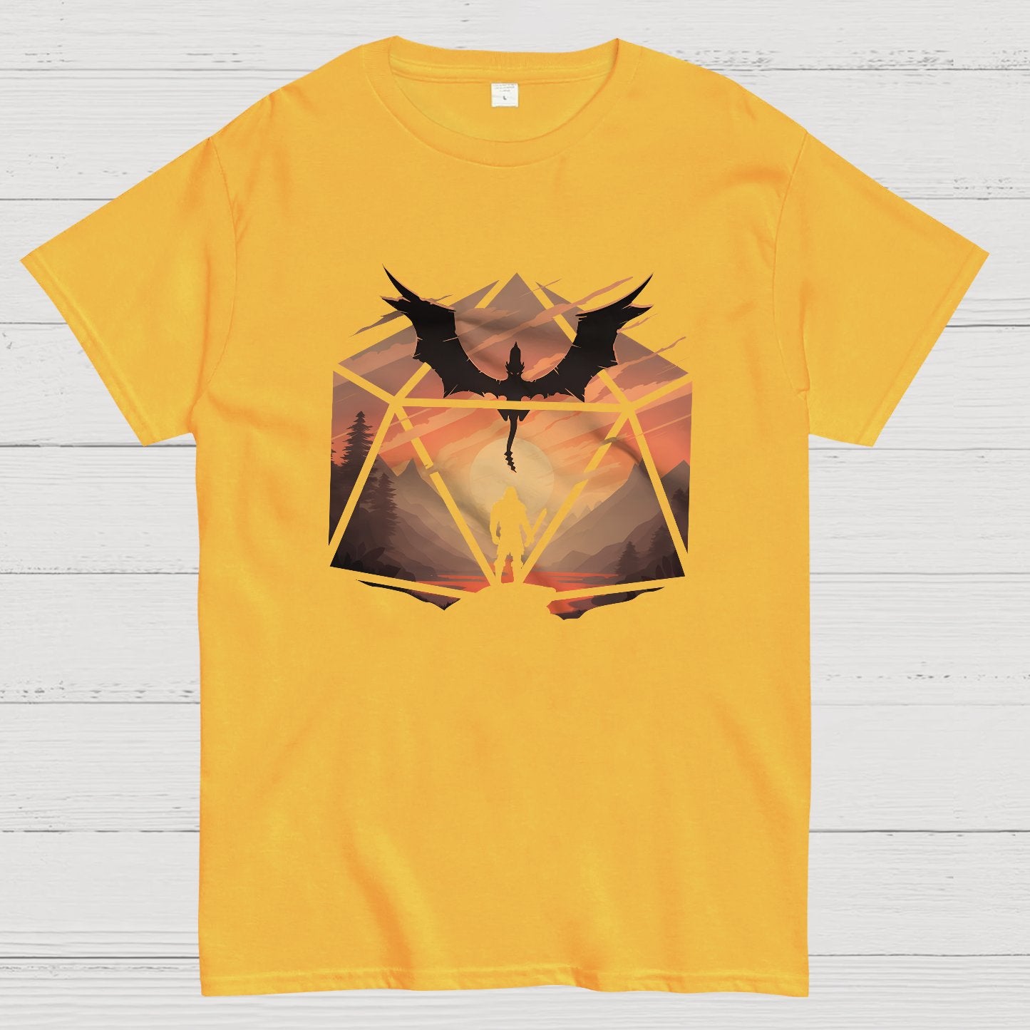 Staredown d20 Geeky T-Shirt