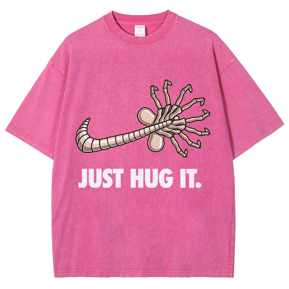 Just hug it Vintage Distressed T-shirt