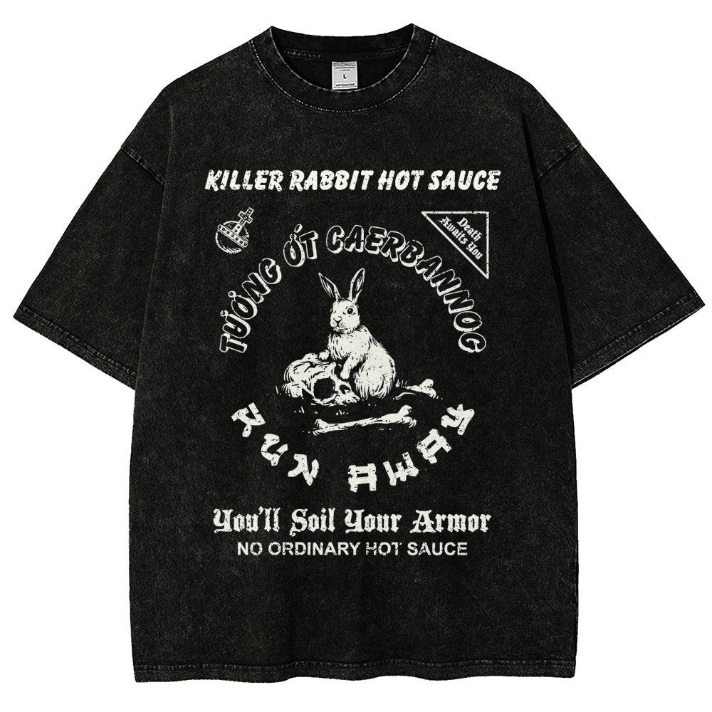 Killer Rabbit Hot Sauce Vintage Distressed T-shirt
