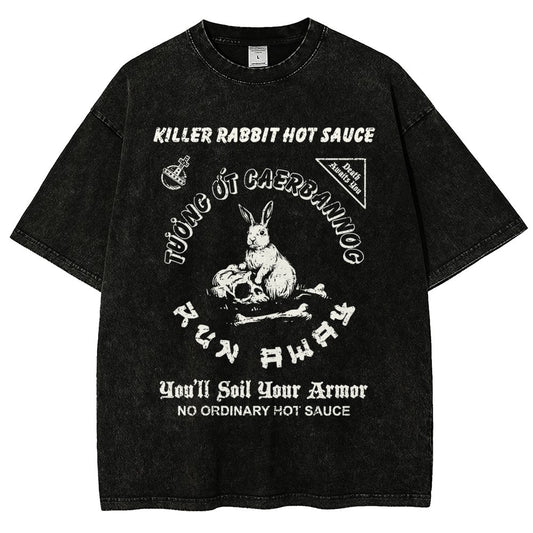 Killer Rabbit Hot Sauce Vintage Distressed T-shirt