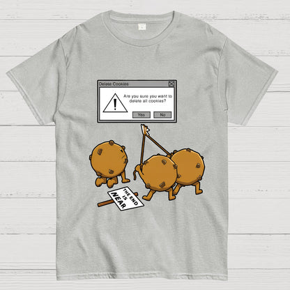 Funny Computer Nerd Geek Cookies Pun Wordplay Nerd T-Shirt