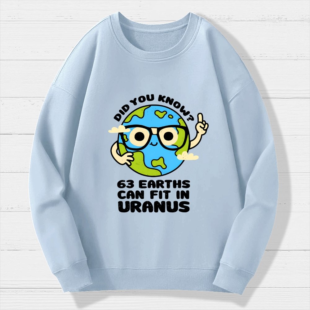 Uranus Geek Cotton Sweatshirt