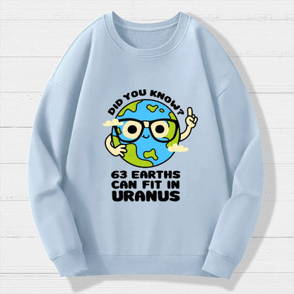 Uranus Geek Cotton Sweatshirt