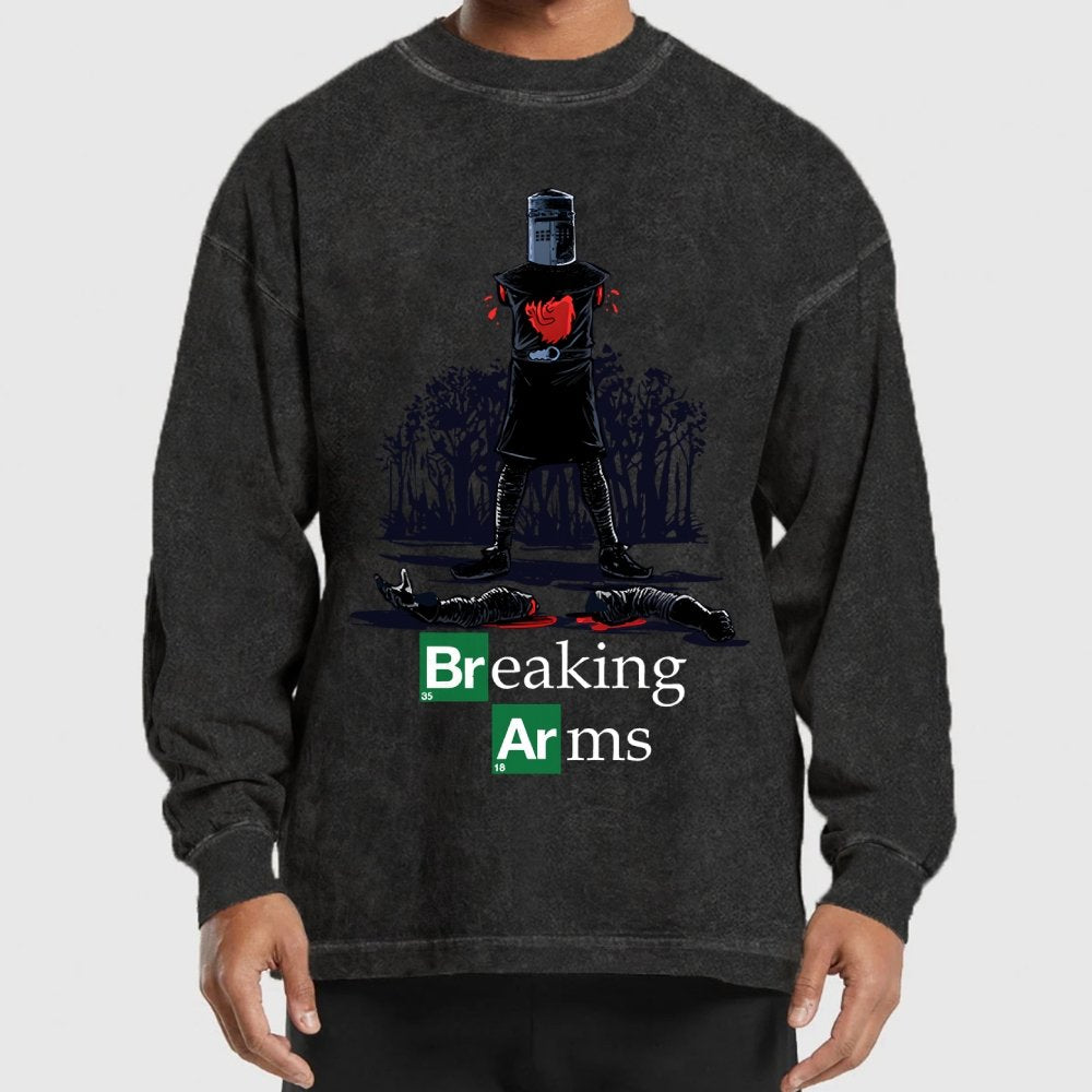 Breaking Arms Washed Long Sleeve Tee
