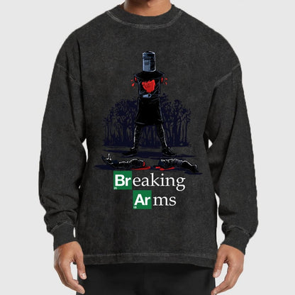 Breaking Arms Washed Long Sleeve Tee
