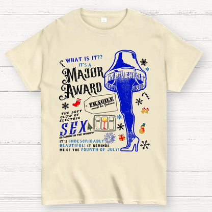 A Major Award Leg Lamp Christmas Geek T-Shirt