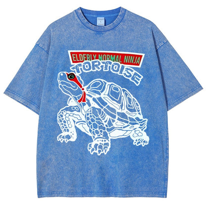 Elderly Normal Ninja Vintage Distressed T-shirt